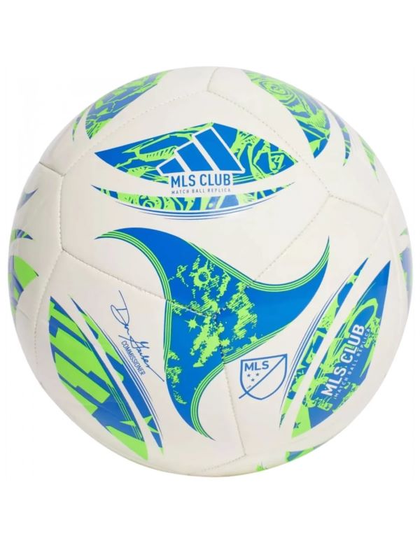(Mis 5) Pallone ADIDAS MLS Major League (Bianco-Verde-Blu)…x